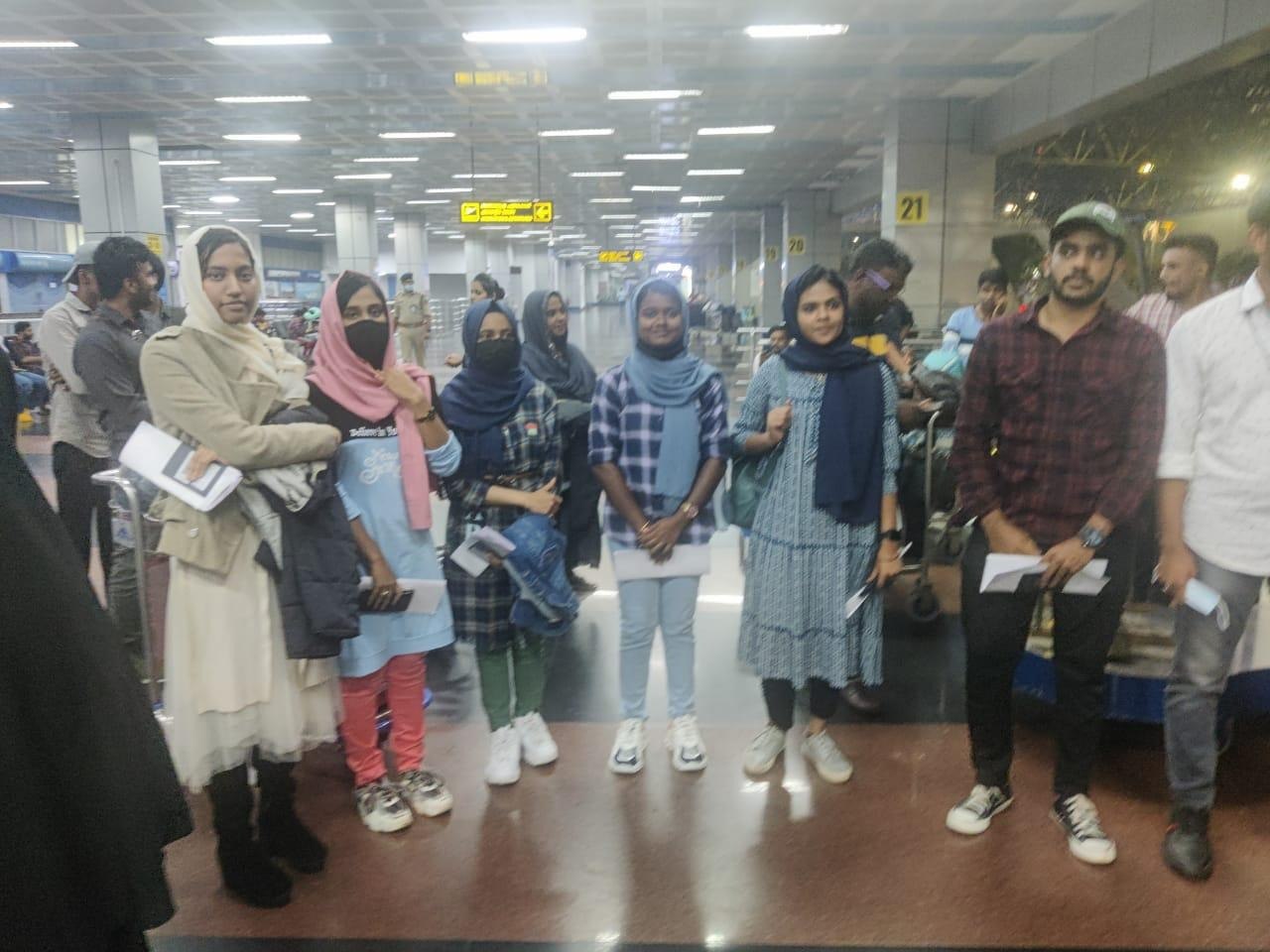 Students Arrival Egypt